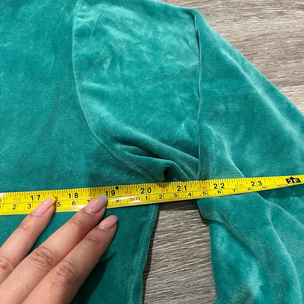 Givenchy for ChesaVelour Aqua Quarter Zip - Picture 6 of 11